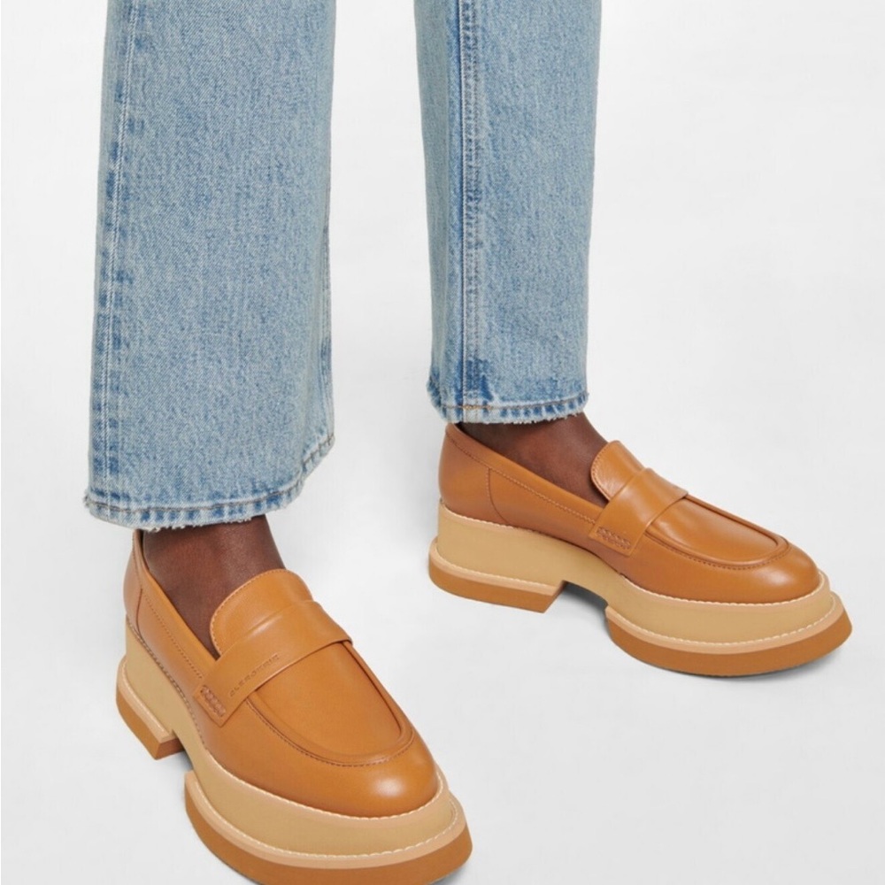 Robert Clergerie Chunky Platform Loafers. My size is 8.5 fits me perfectly. - Picture 3 of 7